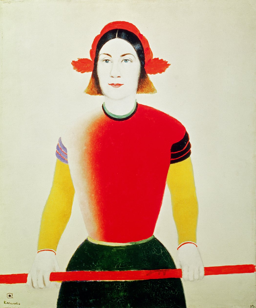 Niña con un palo de Kazimir Severinovich Malevich
