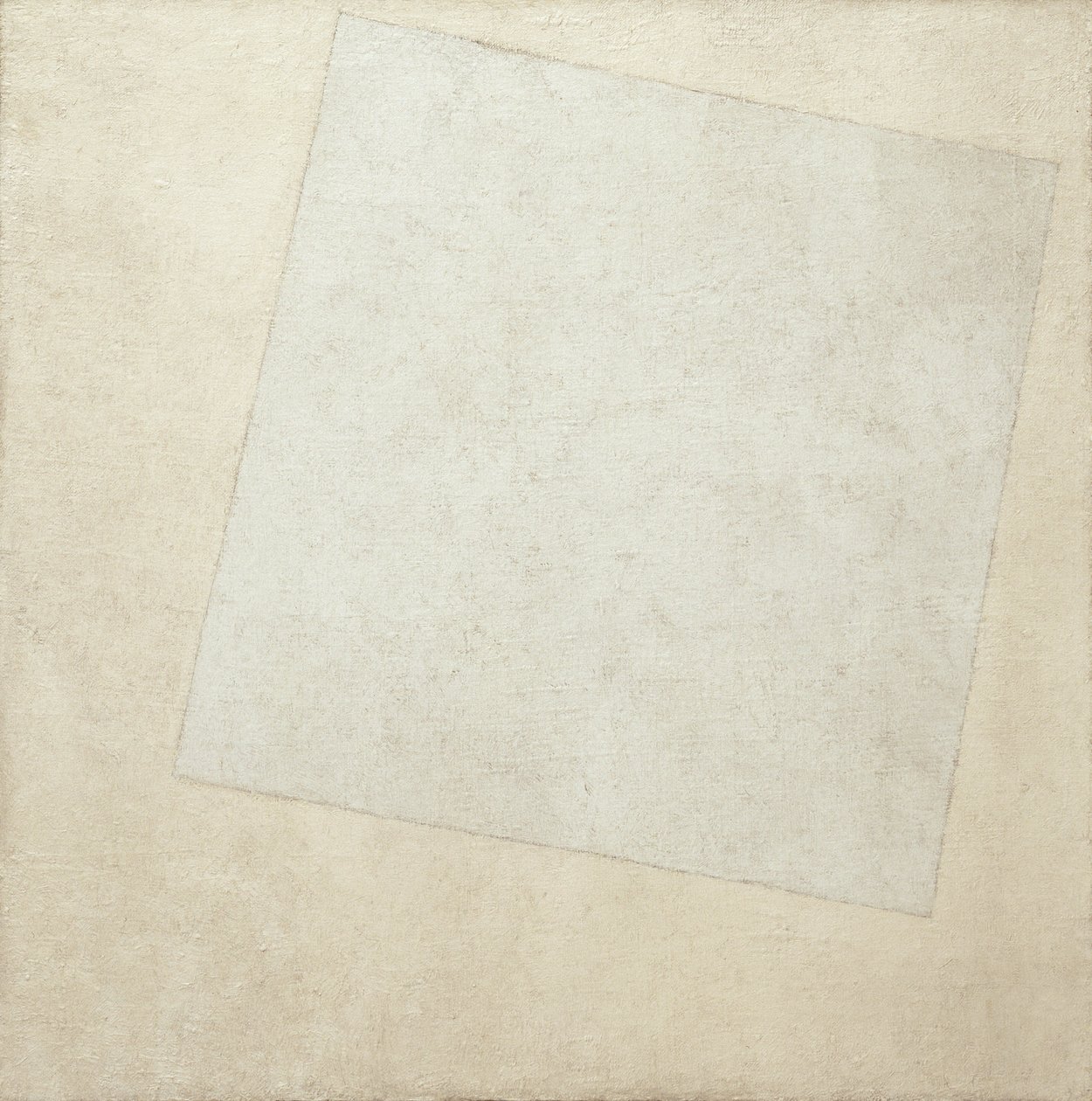Composición suprematista: Blanco sobre blanco de Kazimir Severinovich Malevich