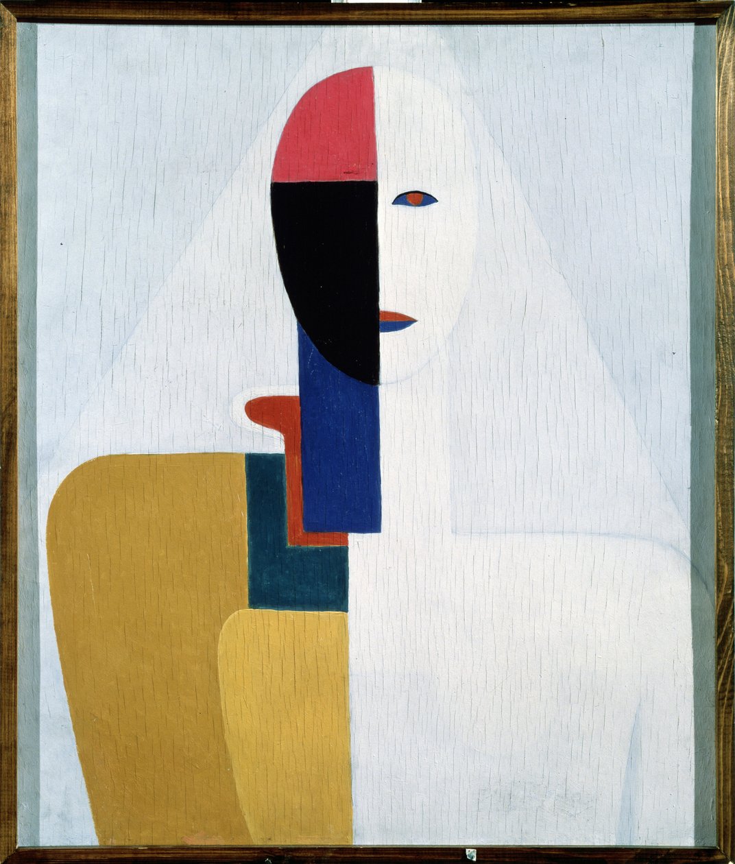 Torso de femme (Torso de mujer). Pintura de Kasimir Severinovich Malevich (Malevich, Malevic) (1878-1935), óleo sobre madera. Arte ruso, siglo XX, vanguardia, suprematismo, constructivismo. Museo Estatal Ruso, San Petersburgo. de Kazimir Severinovich Malevich
