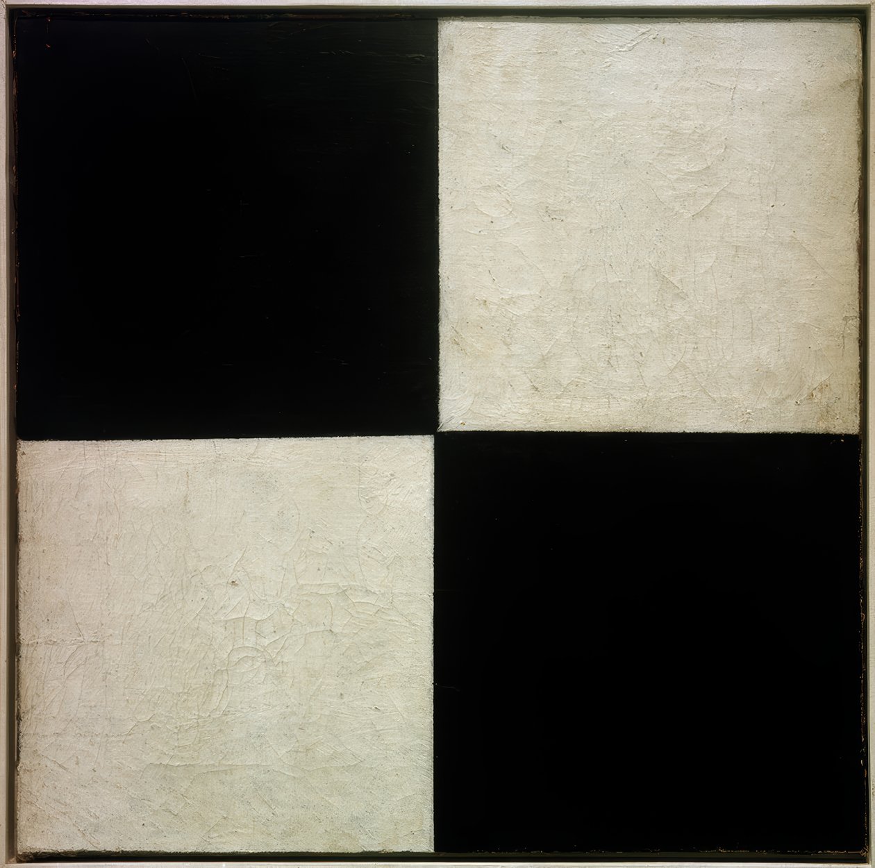 Cuatro cuadrados, 1915 de Kazimir Severinovich Malevich