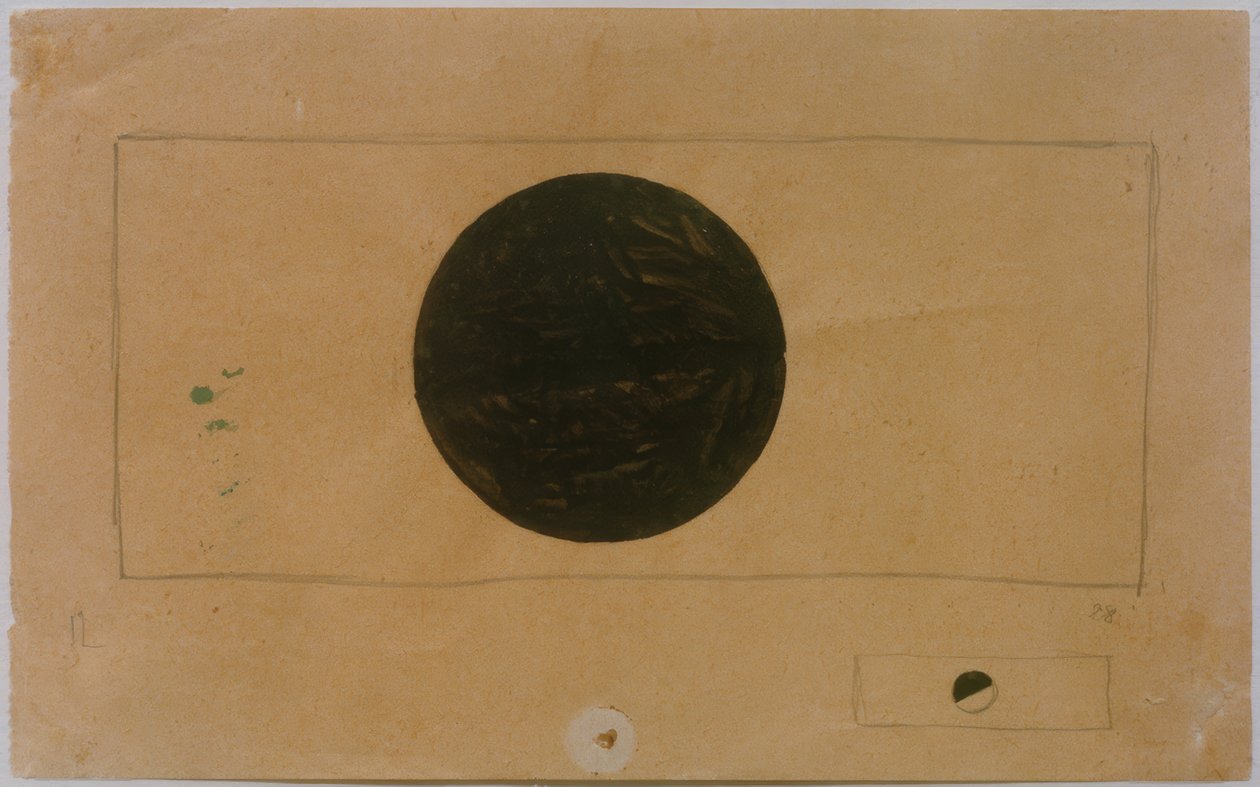 Dos composiciones suprematistas con círculos de Kazimir Severinovich Malevich