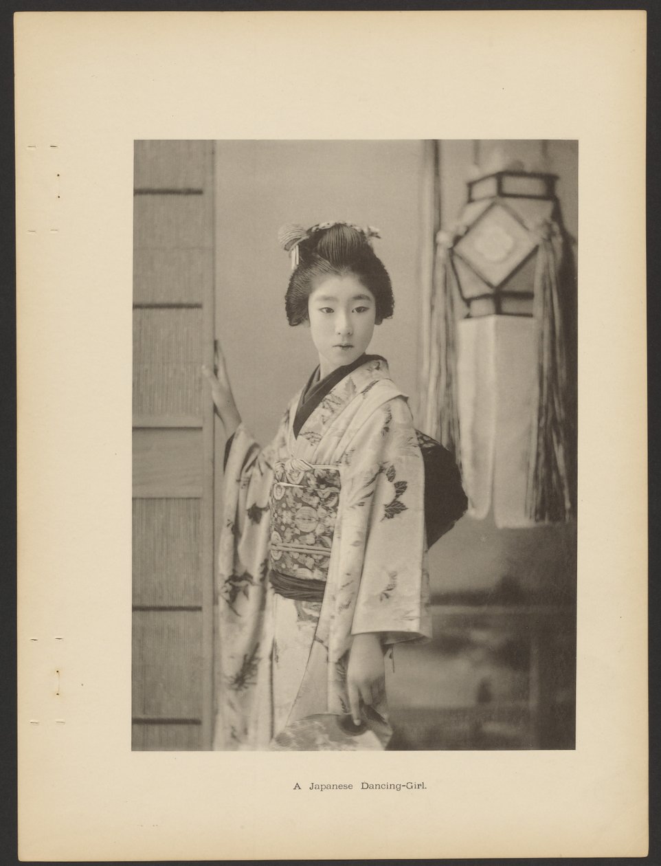 Una bailarina japonesa de Kazumasa Ogawa