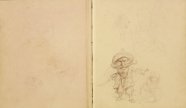 Cuaderno de bocetos para el 