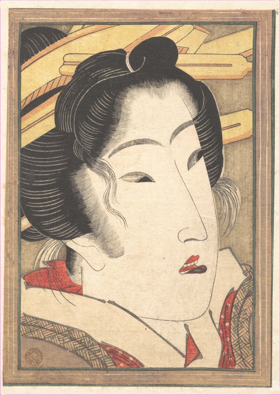 Una geisha rechazada de «Passions», refrescada por la nieve primaveral de Keisai Eisen