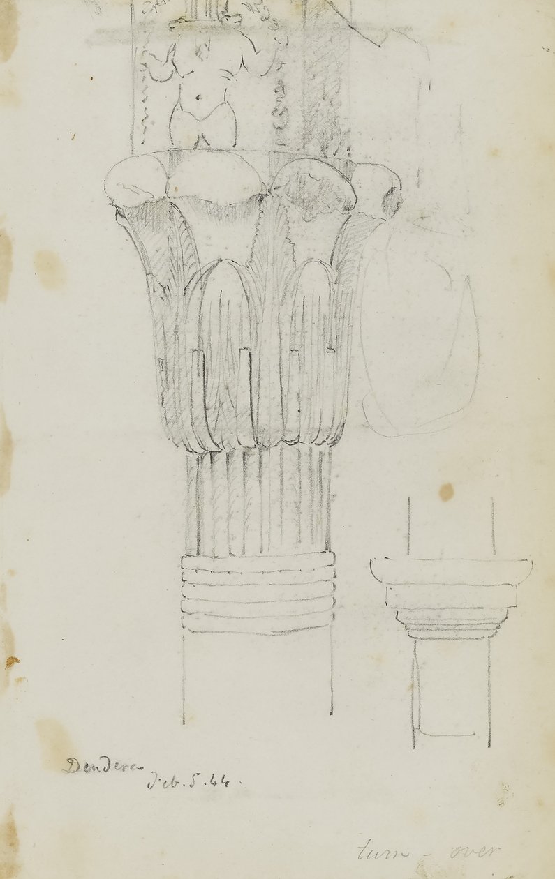 Dendera, 5 de febrero de 1844 de Kellogg, Miner Kilbourne