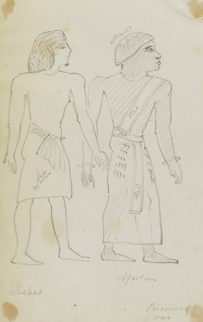 Prisioneros de guerra (egipcios y africanos) de Kellogg, Miner Kilbourne