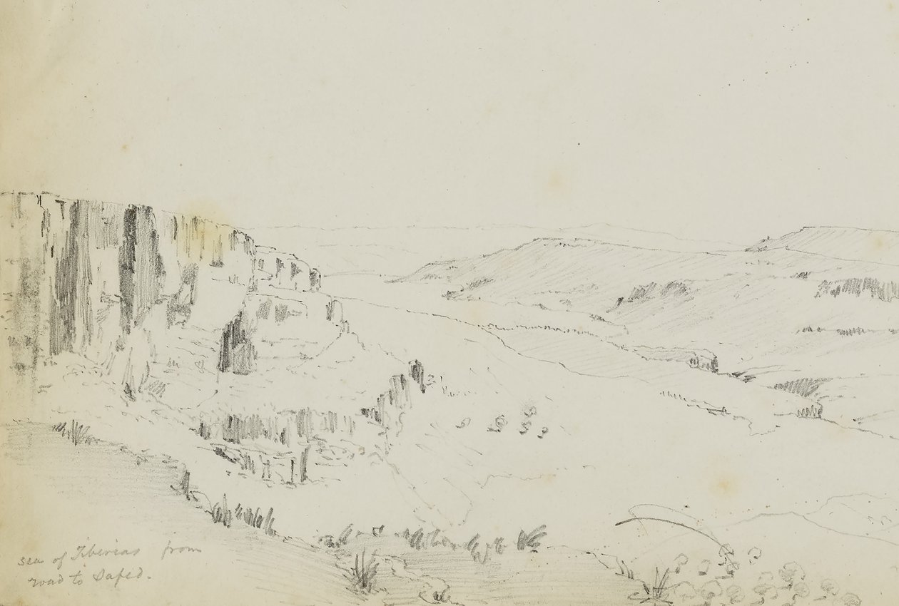 Mar de Tiberíadesde la carretera de Jafed de Kellogg, Miner Kilbourne