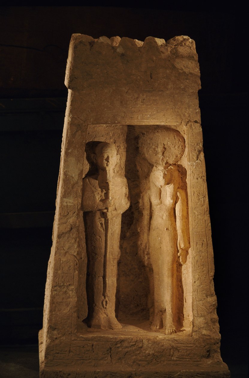 Santuario independiente, una naos, de Ptah y Sekhmet, Reino Nuevo, 2002 (foto) de Kenneth Garrett