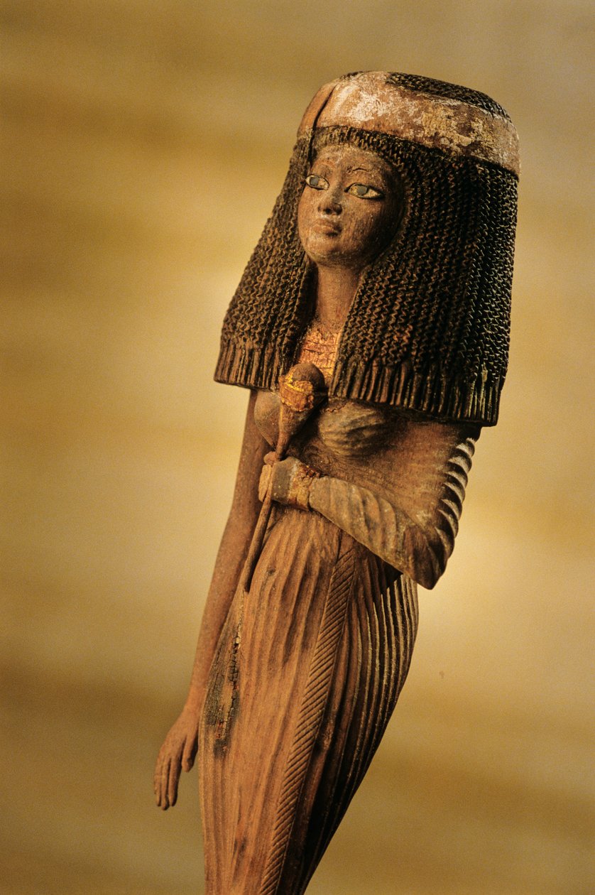 Figura funeraria de la dama Resi; estatuilla; reinado de Amenhotep III. Resi era hija de..., 2009 (foto) de Kenneth Garrett