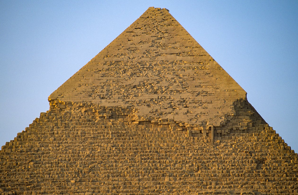 Pirámide de Khafre, Reino Antiguo de Egipto; Meseta de Giza; Giza; Egipto de Kenneth Garrett
