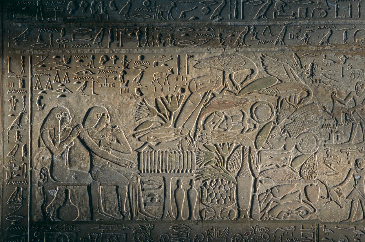 Relieve de Abydos, artefacto; Egipto, 2005 (foto) de Kenneth Garrett