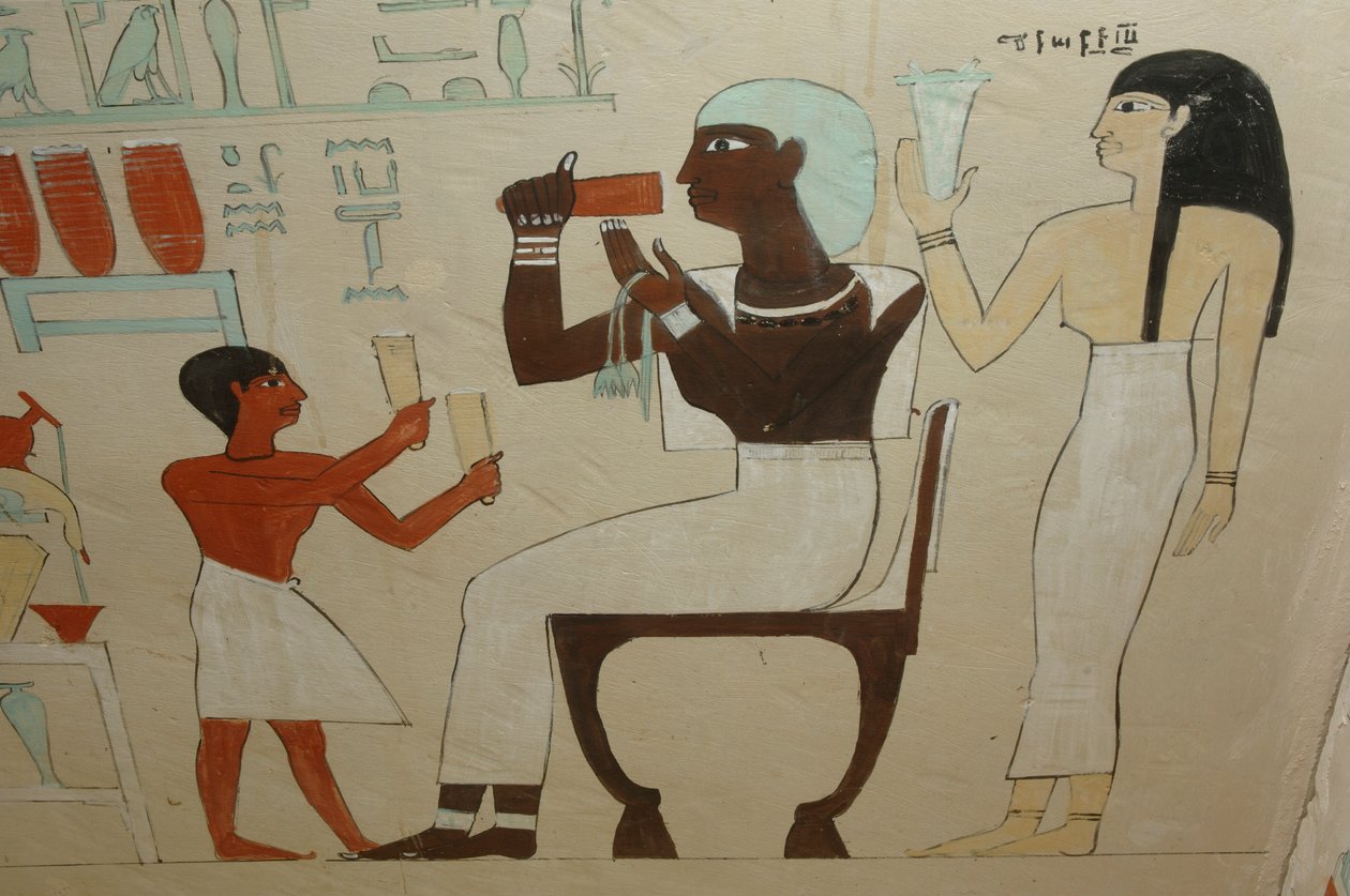 Sarcófago de Ashayt, detalle, Faraones Negros, Nubios, Egipto, Museo Egipcio, C..., 2007 (foto) de Kenneth Garrett