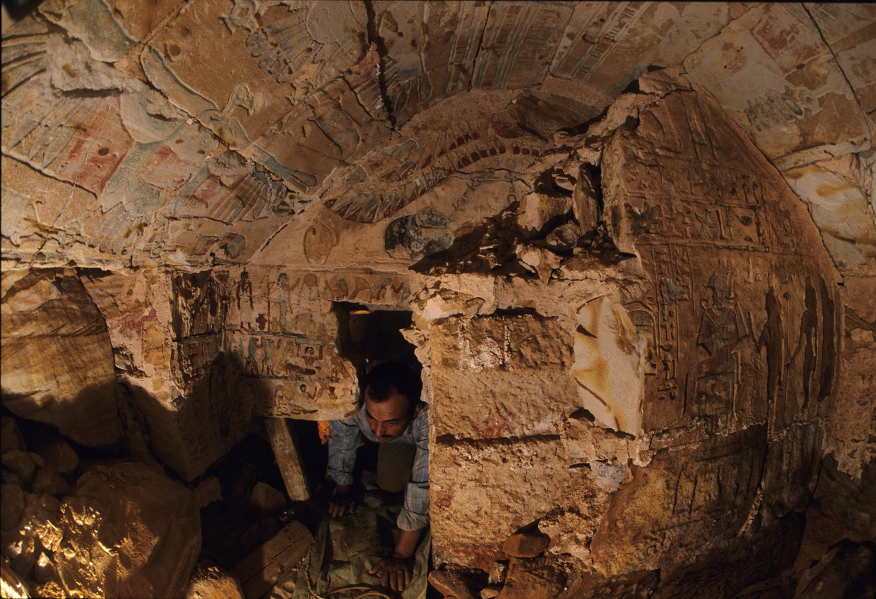 Las tumbas perdidas del jeque Soby en el oasis de Bahariya, periodo tardío, 2002 (foto) de Kenneth Garrett