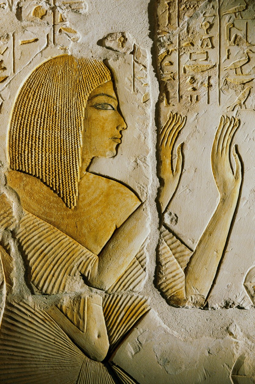 Tumba de Maia; Egipto; Arqueología; Reino Nuevo; Saqqara, periodo Amarna, arte, 2002 (foto) de Kenneth Garrett