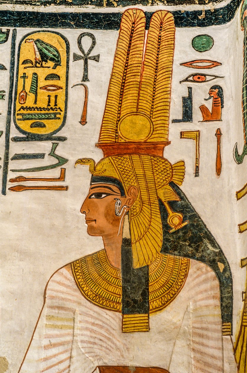 Tumba de la reina Nefertari; Egipto, Valle de las Reinas, Reino Nuevo, Egipto, esposa de Ram... de Kenneth Garrett