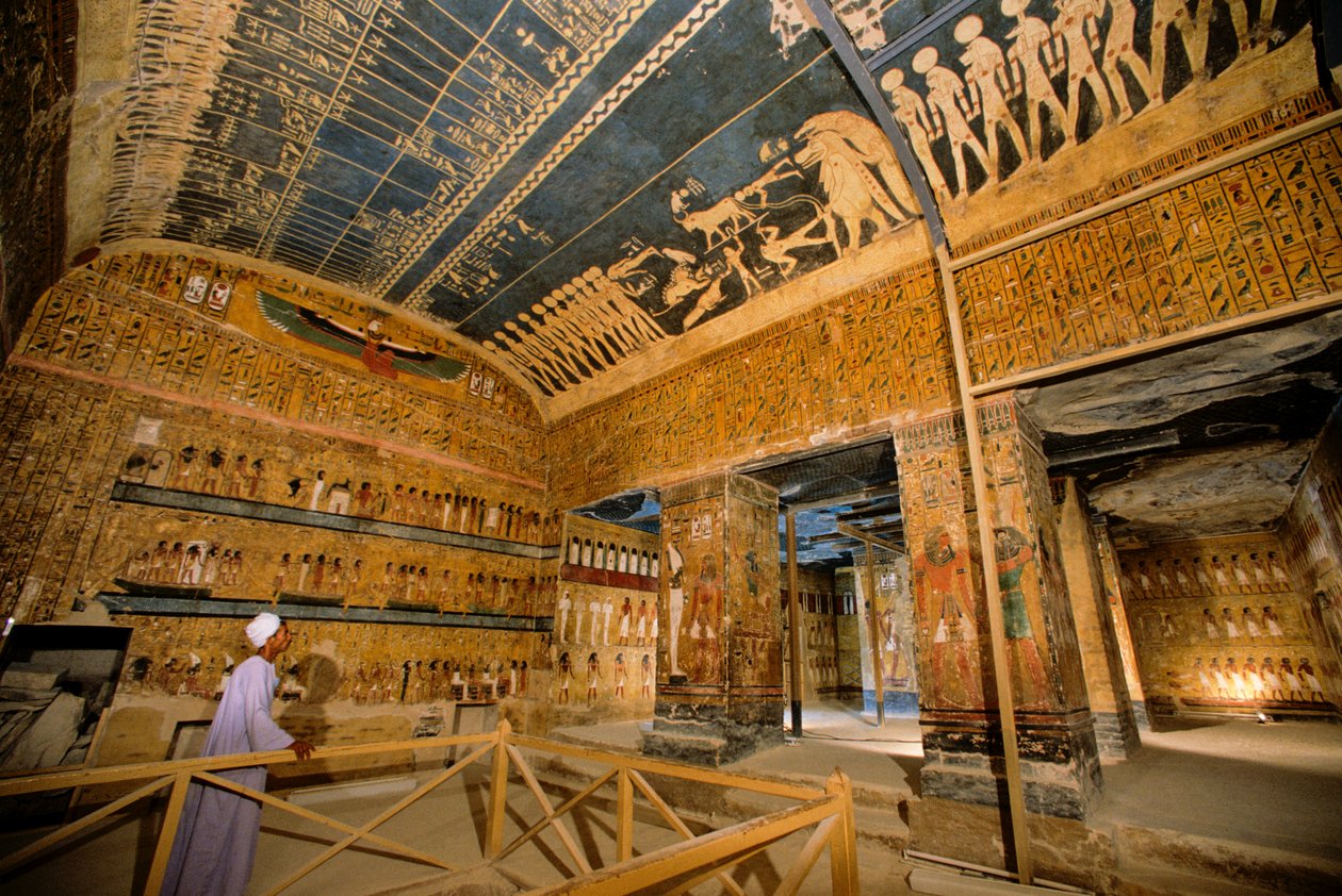 Tumba de Seti I, Reino Nuevo, Valle de los Reyes, Egipto, Faraón, Rey,... de Kenneth Garrett