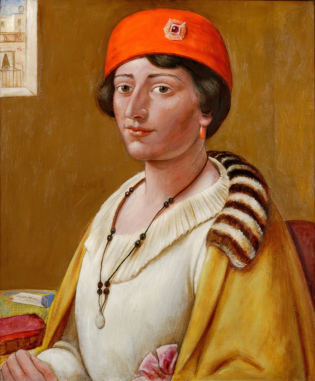 Turbante rojo de Kenneth Hayes Miller