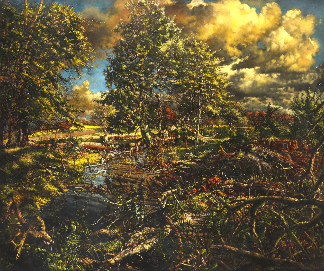 Arroyo de Nailbourne, Bourne Park de Kenneth Newton
