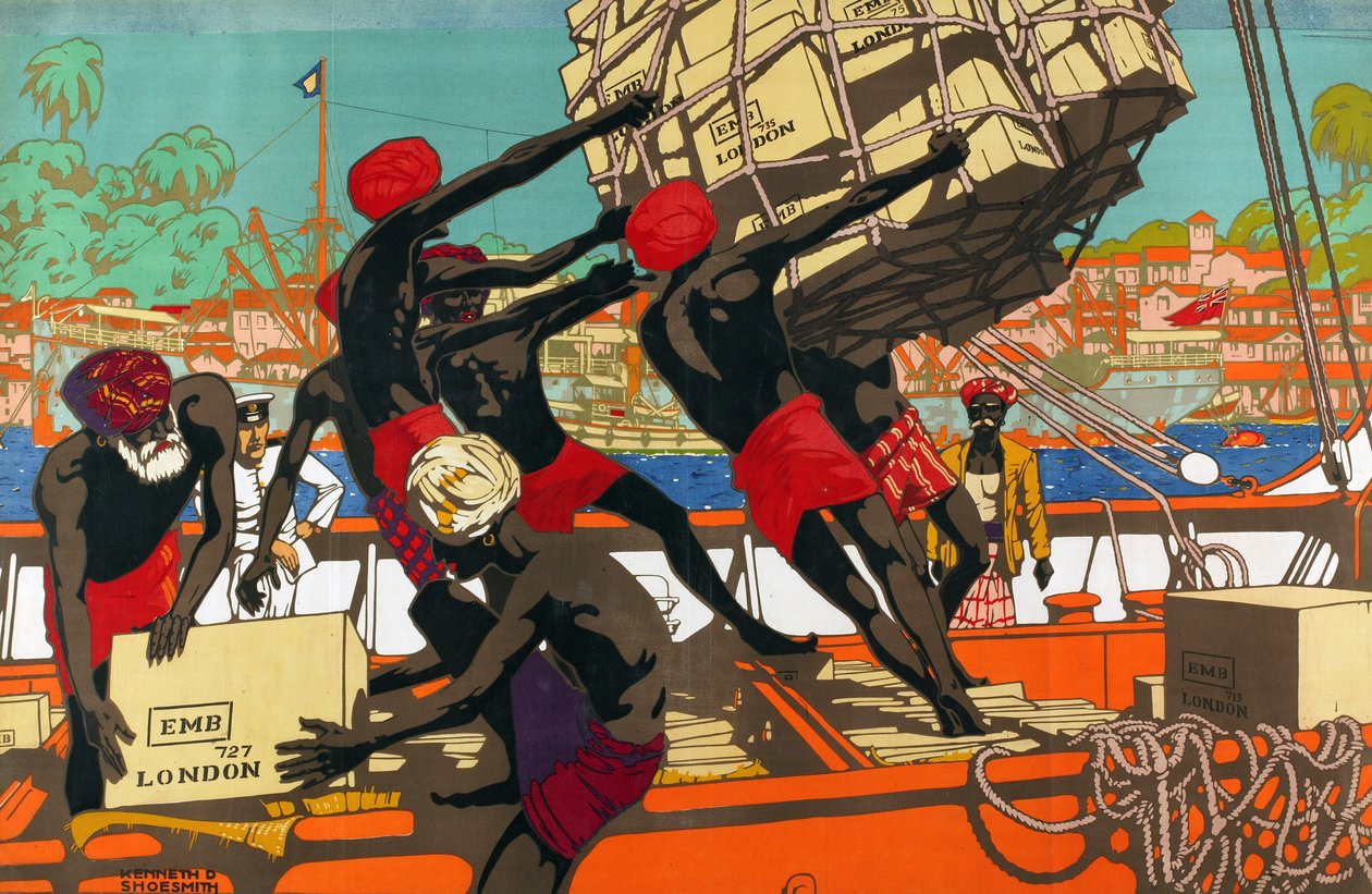 Colombo, Ceilán, de la serie "Nuestro comercio con Oriente". de Kenneth Shoesmith