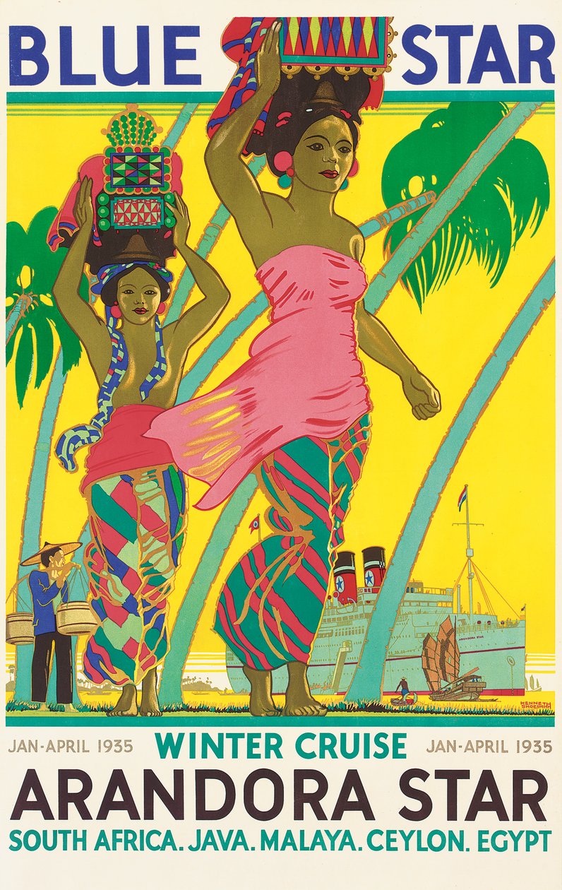 Cartel publicitario del crucero 