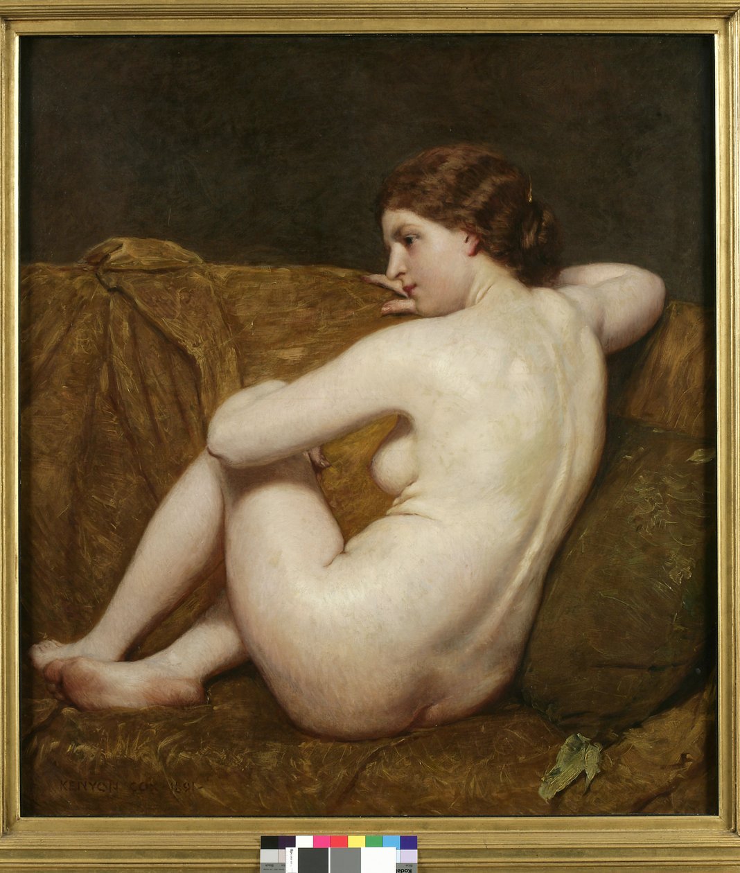 Una rubia de Kenyon Cox