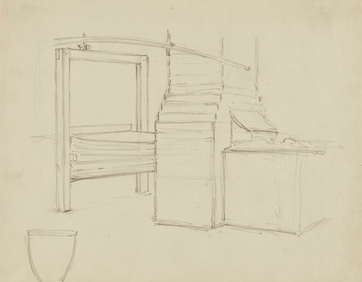 (Rotonda del Capitolio del Estado de Iowa) (Fabricantes, estudio para panel) de Kenyon Cox