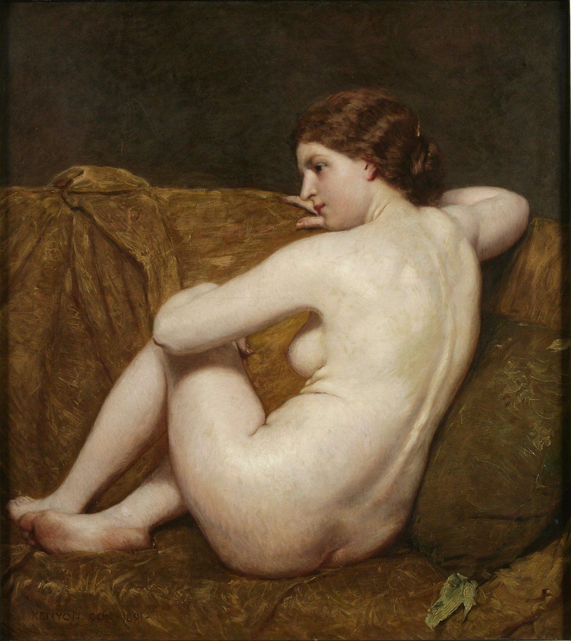 Una rubia de Kenyon Cox
