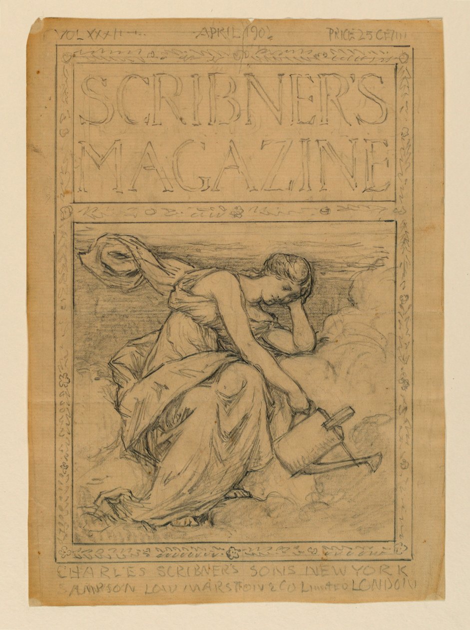 Diseño para la portada de la revista Scribner