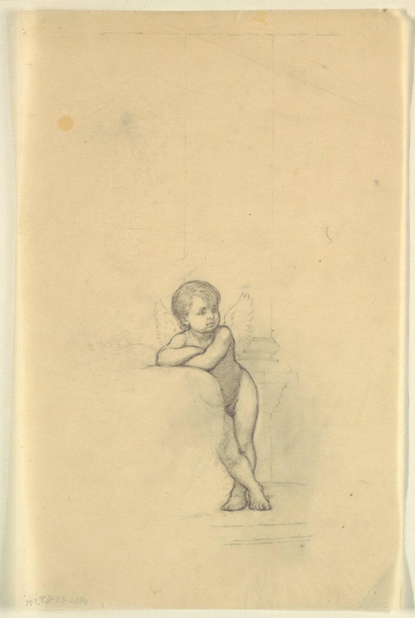Boceto de Genio para "Tradición" de Kenyon Cox