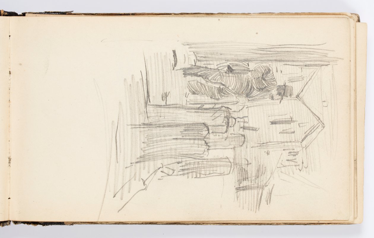 Página de cuaderno de bocetos de Kenyon Cox