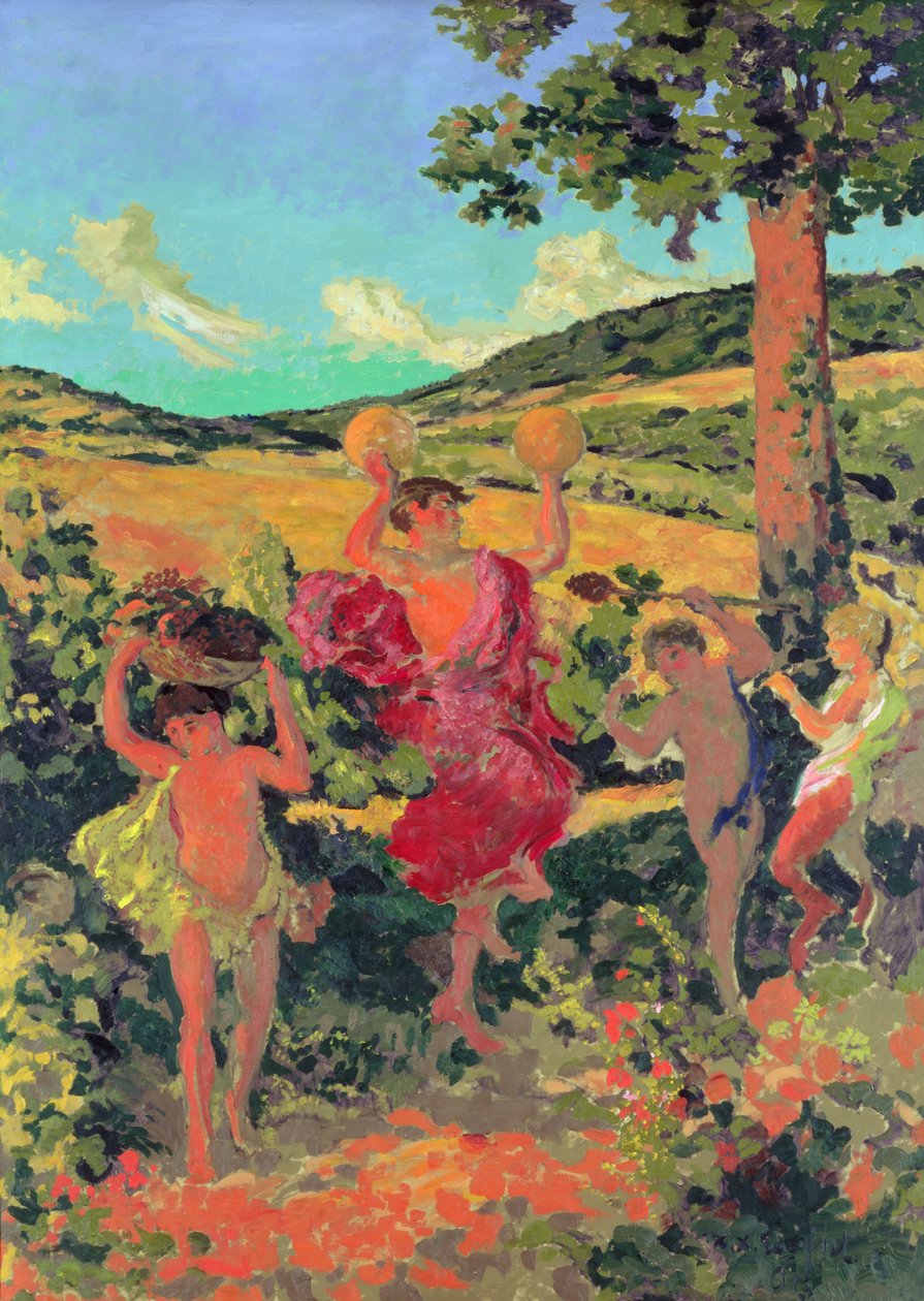 El triunfo de Baco (Fête Champêtre), 1911-13 de Ker Xavier Roussel