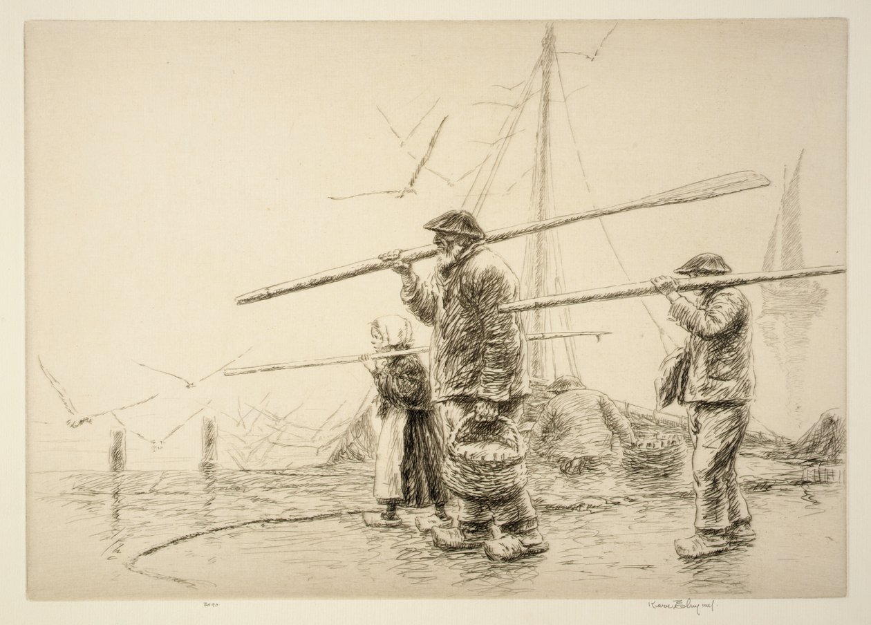 Temprano por la mañana, Bretaña de Kerr Eby