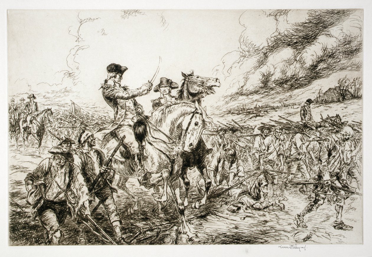 George Washington en Valley Forge de Kerr Eby