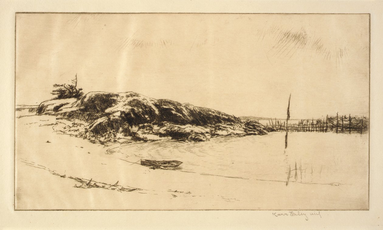 La pesquera, costa de Maine de Kerr Eby