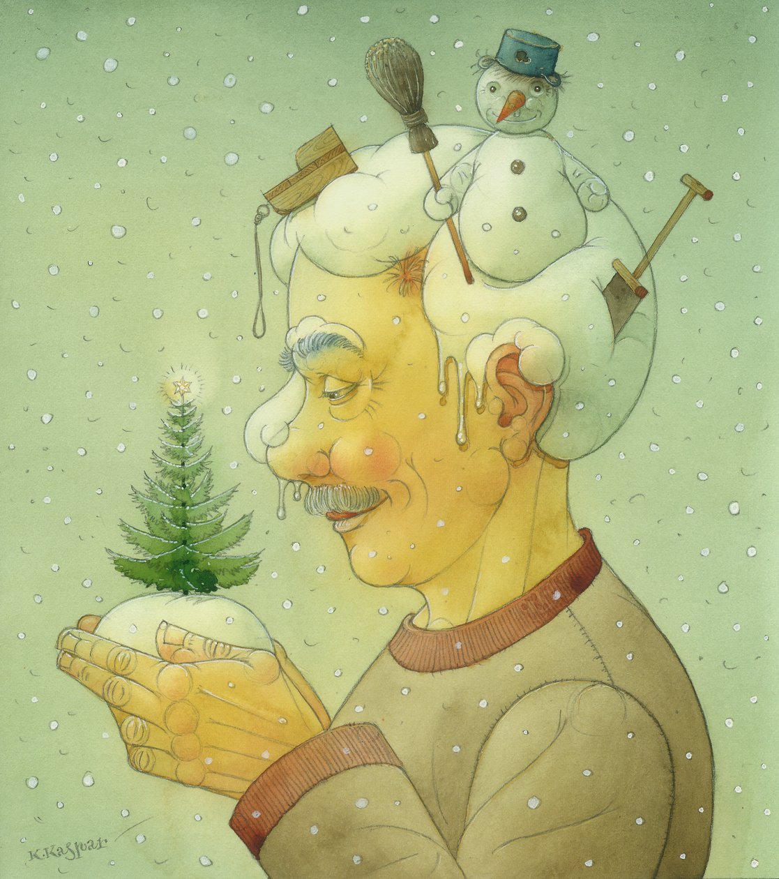 Invierno nevado, 2006 de Kestutis Kasparavicius
