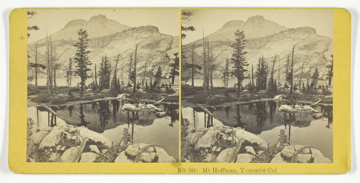 Monte Hoffman, Yosemite, Cal., 1855-75. Creadores: Hermanos Kilburn, BW Kilburn de Kilburn Brothers, BW Kilburn