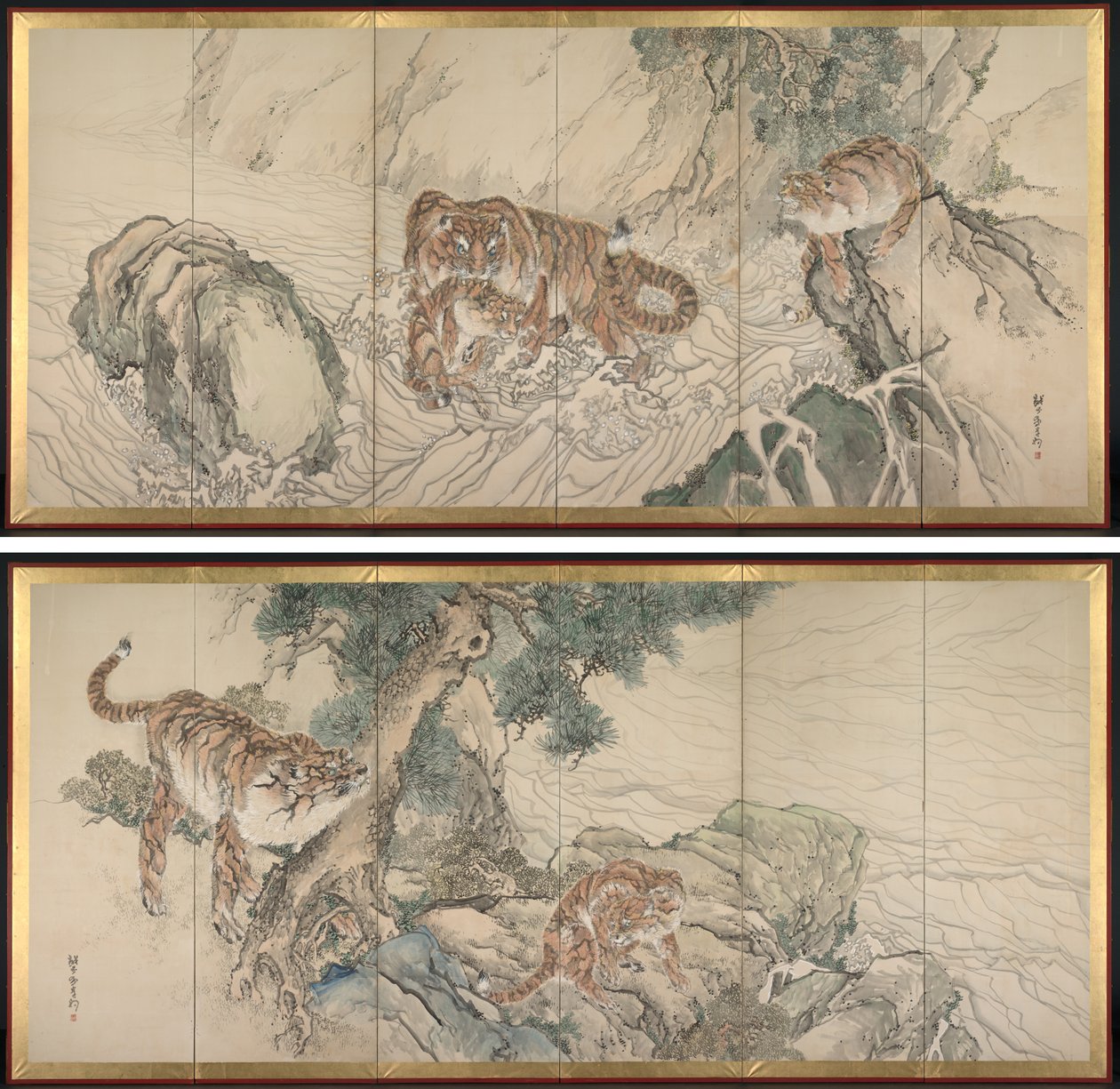 Tiger Family de Kishi Ganku