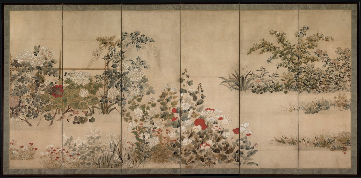 Flowers and Grasses de Kitagawa Sosetsu