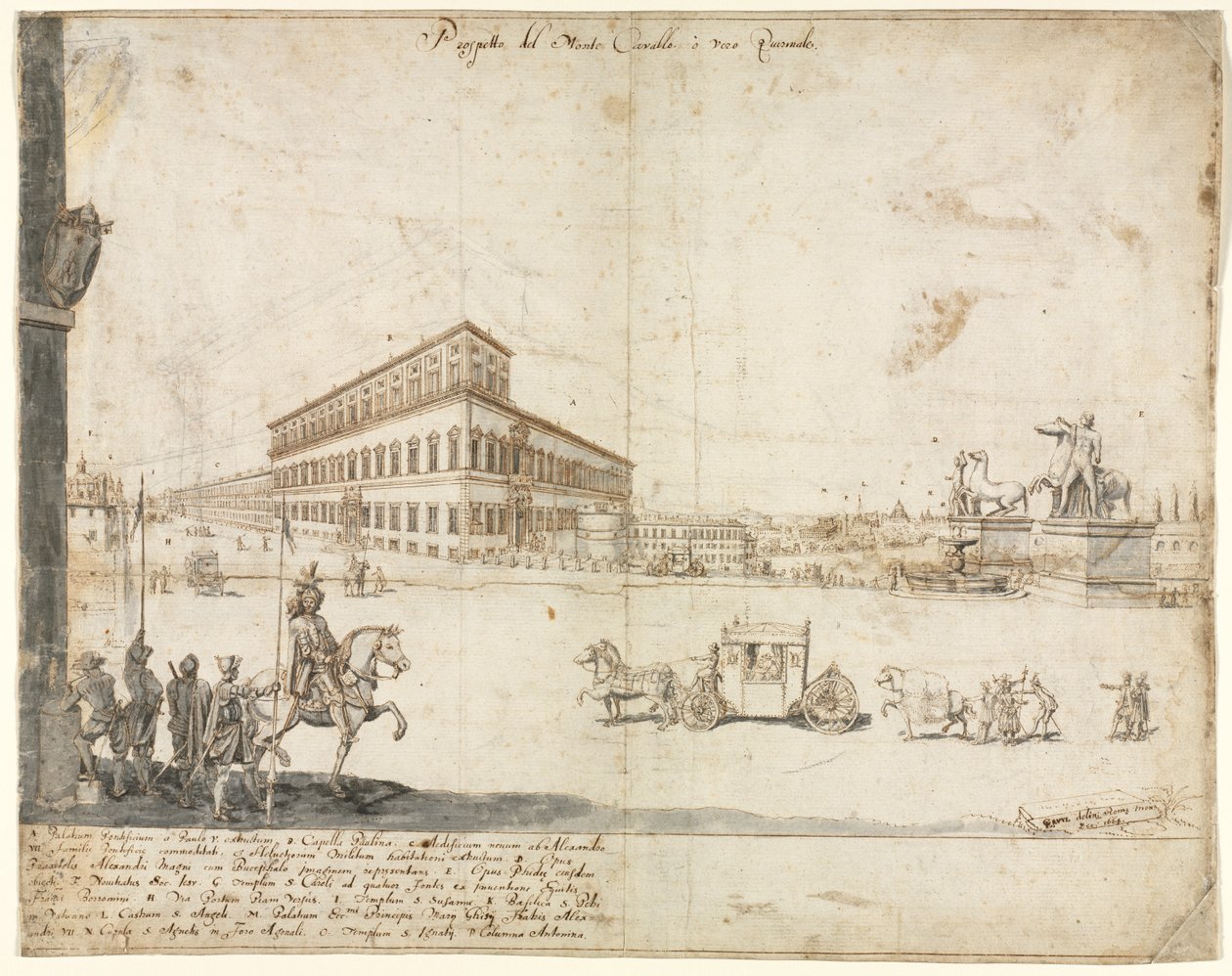 Dieciocho vistas de Roma: El Quirinal de Kitagawa Utamaro
