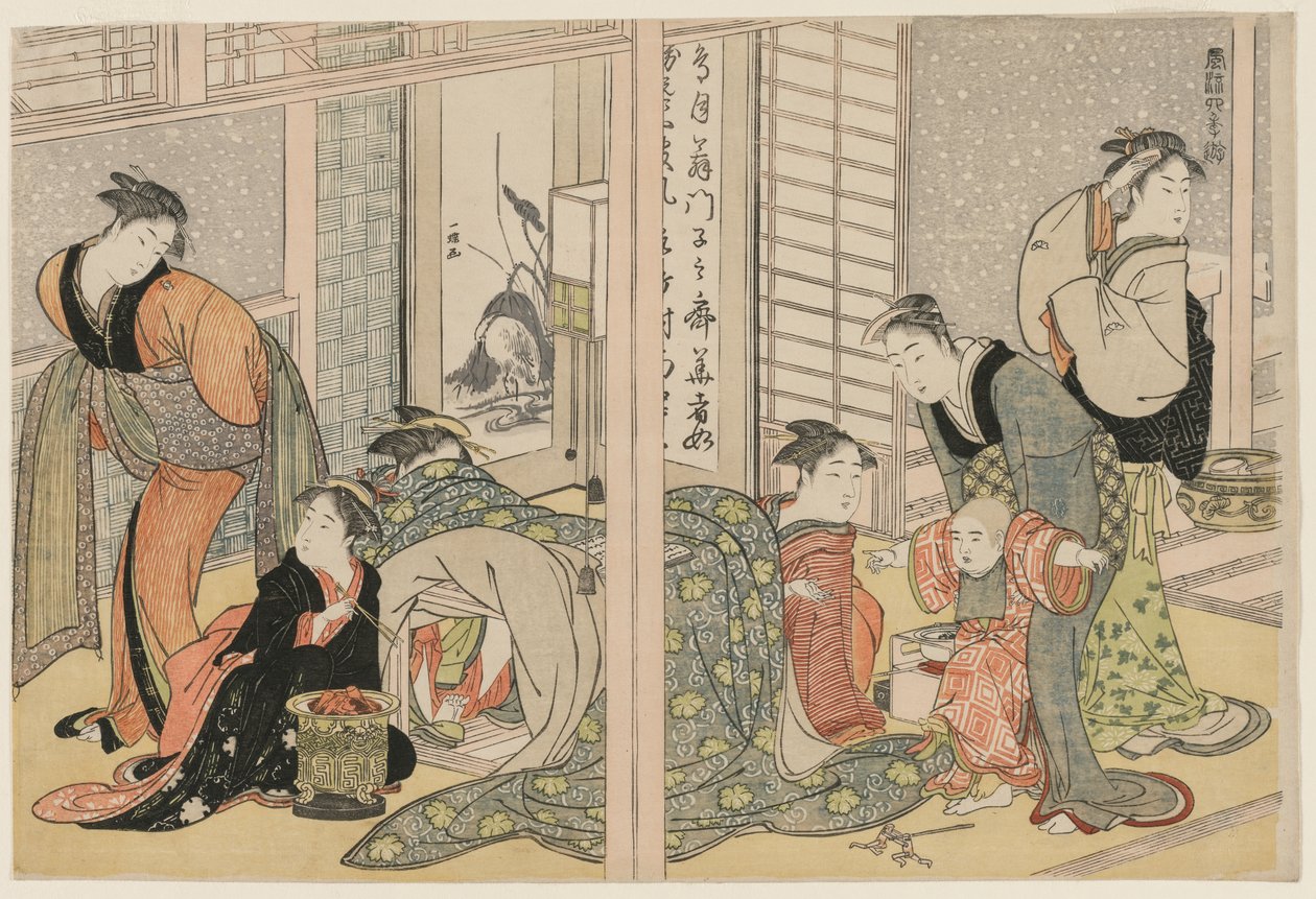Elegantes placeres de las cuatro estaciones de Kitagawa Utamaro