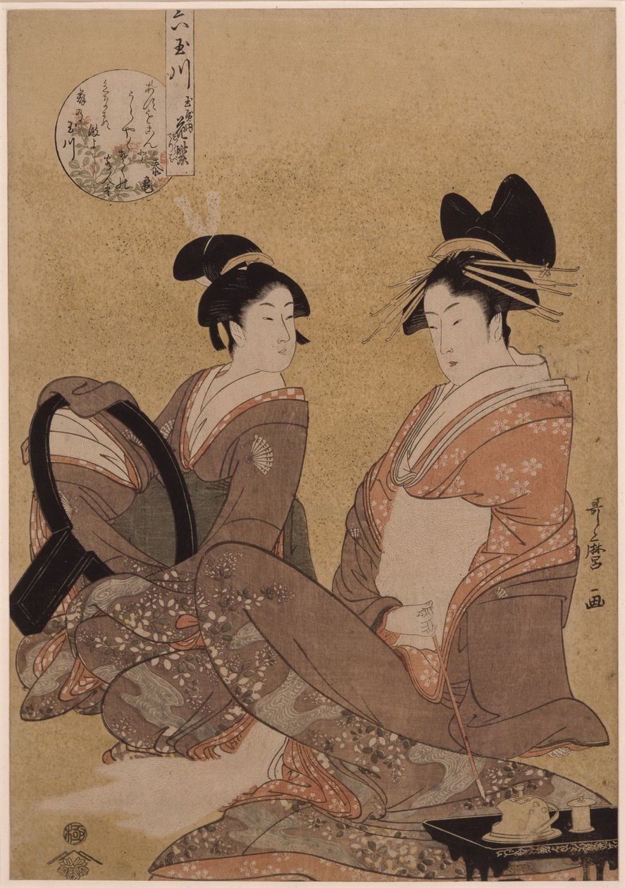Hanamurasaki del Tamaya, 1793 de Kitagawa Utamaro