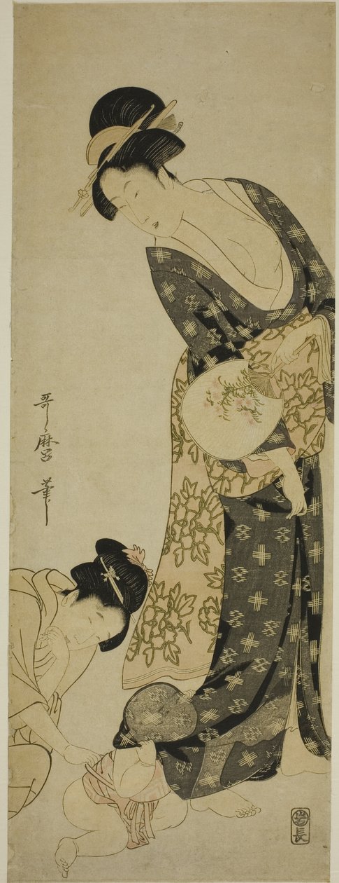 Madre e Hijo de Kitagawa Utamaro