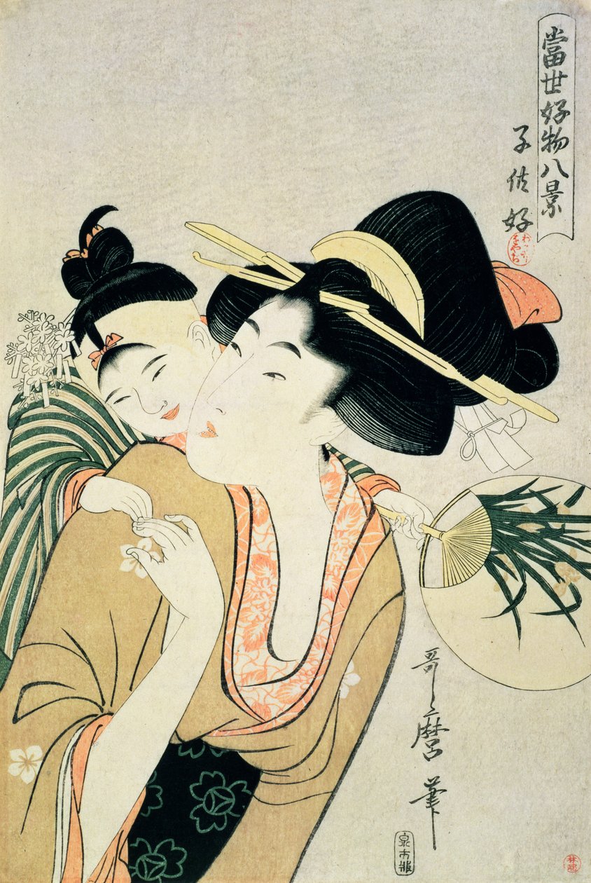 T H Riches. Un amante de los niños de Kitagawa Utamaro