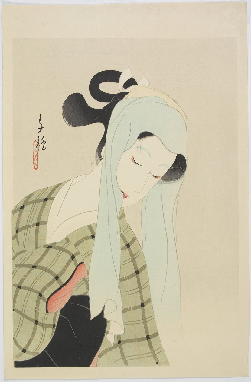 Ochiyo de la obra de Chikamatsu Shinj? yoi g?shin, principios del siglo XX de Kitani Chigusa Kitani Chigusa
