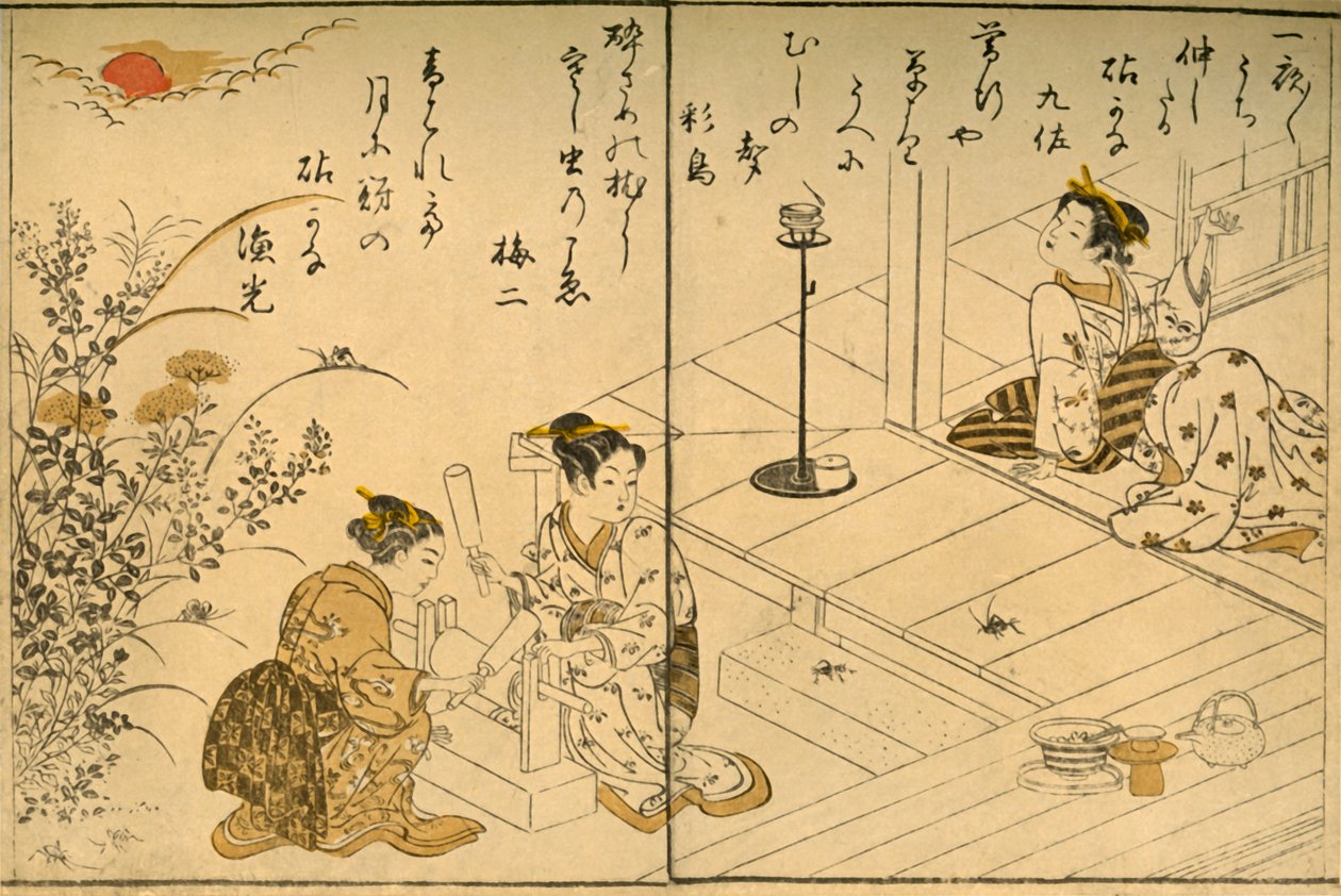 El Kinuta, 1775, 1924 de Kitao Shigemasa