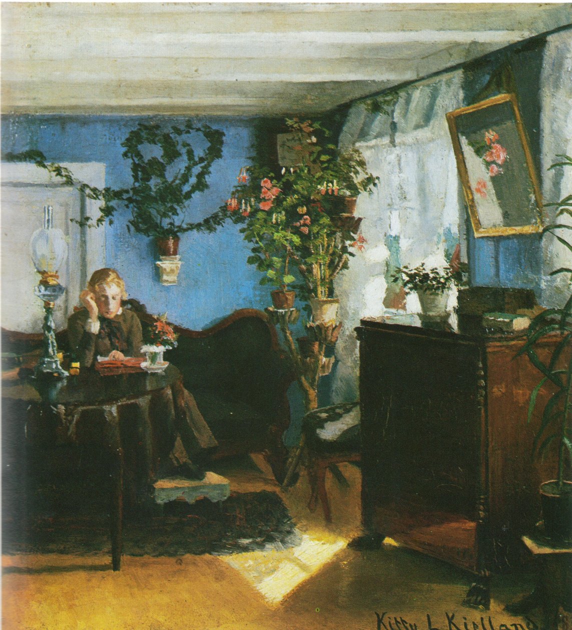 Interior de hoja de Kitty Lange Kielland