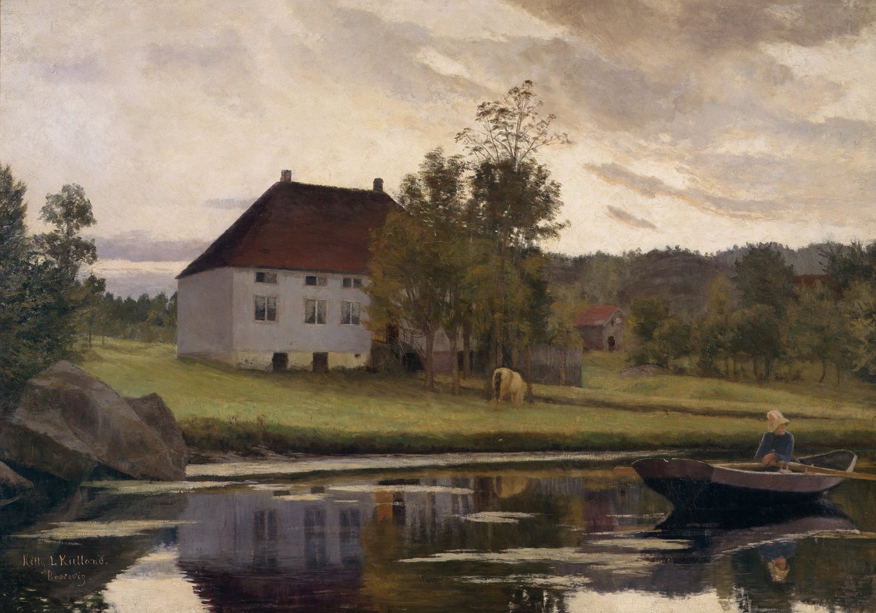 Bossevig, después del atardecer de Kitty Lange Kielland