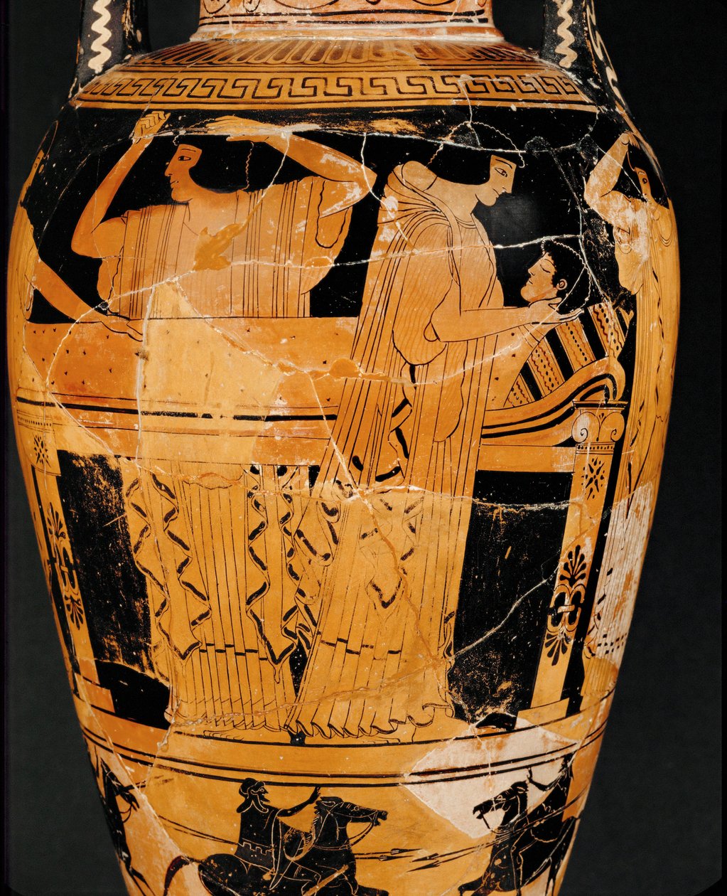 Prótesis, el tendido del cadáver ... de Kleophrades Painter (fl.500 475 BC)