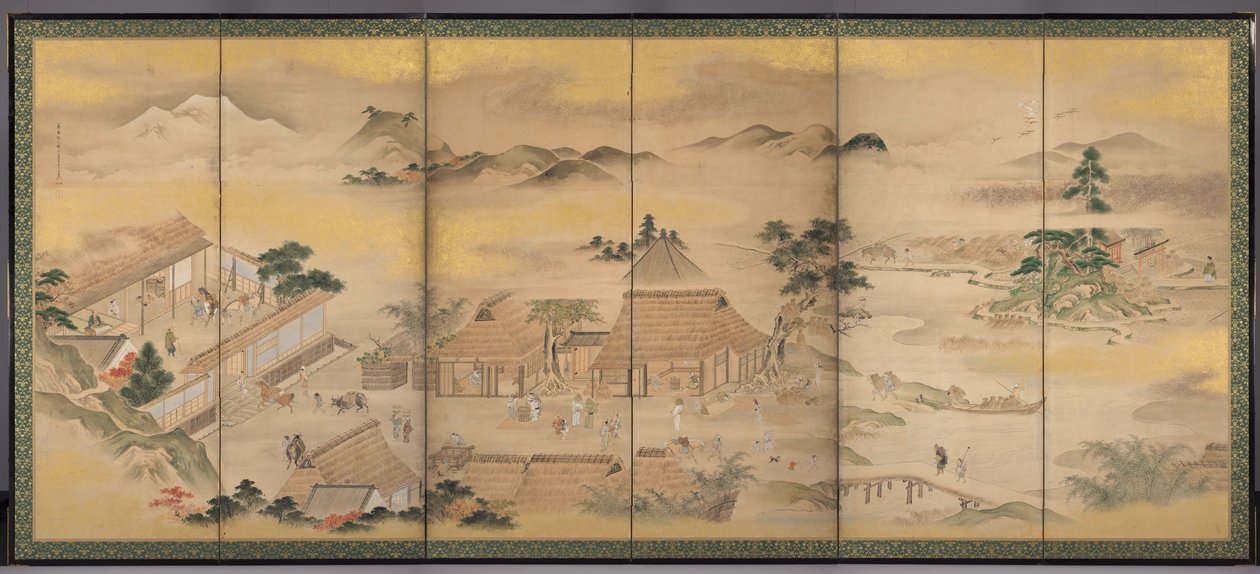 Primavera y otoño agrícola, otoño, 1700s de Ko Sukoku