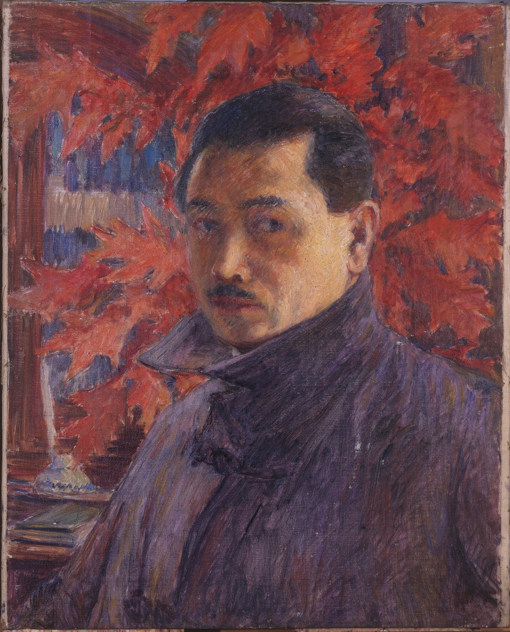 Autorretrato (óleo sobre lienzo) de Kojima Torajiro